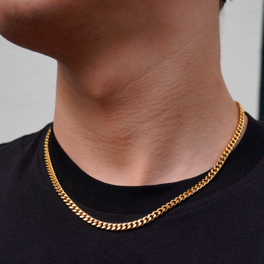 3MM MIAMI CUBAN LINK CHAIN - GOLD