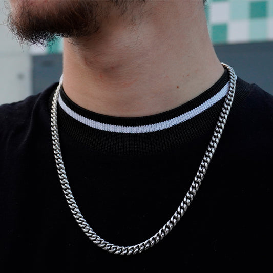 5MM MIAMI CUBAN LINK CHAIN - WHITE GOLD