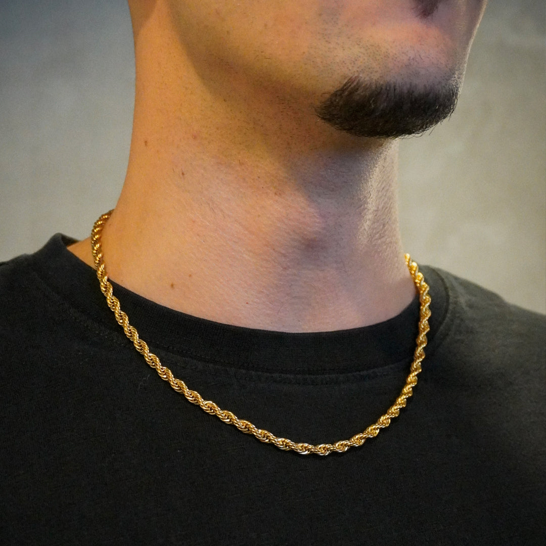 5MM ROPE CHAIN - GOLD