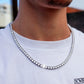 5MM TENNIS CHAIN - WHITE GOLD