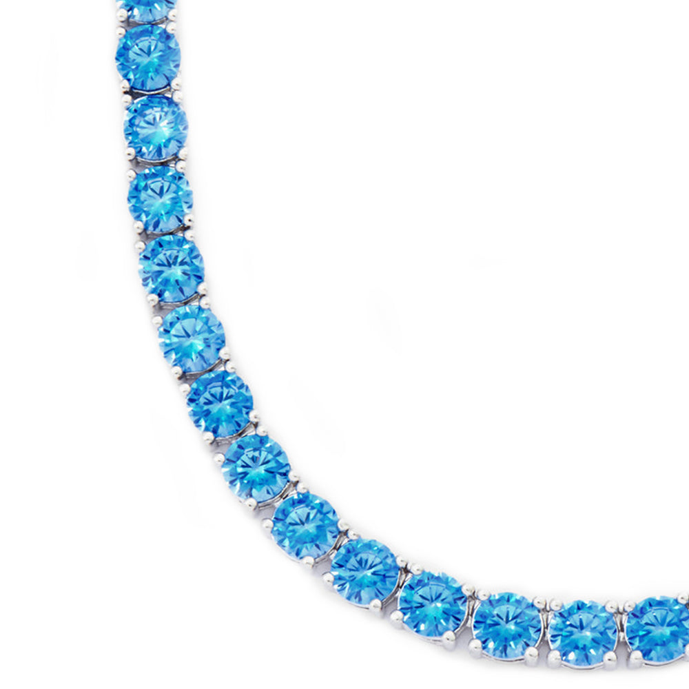 5MM TENNIS CHAIN - BLUE