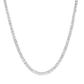 5MM BAGUETTE TENNIS CHAIN - WHITE GOLD