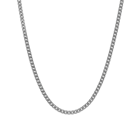 3MM MIAMI CUBAN LINK CHAIN - WHITE GOLD